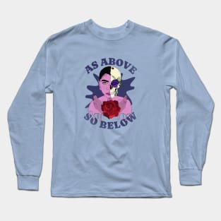As Above So Below Day of the Dead Long Sleeve T-Shirt